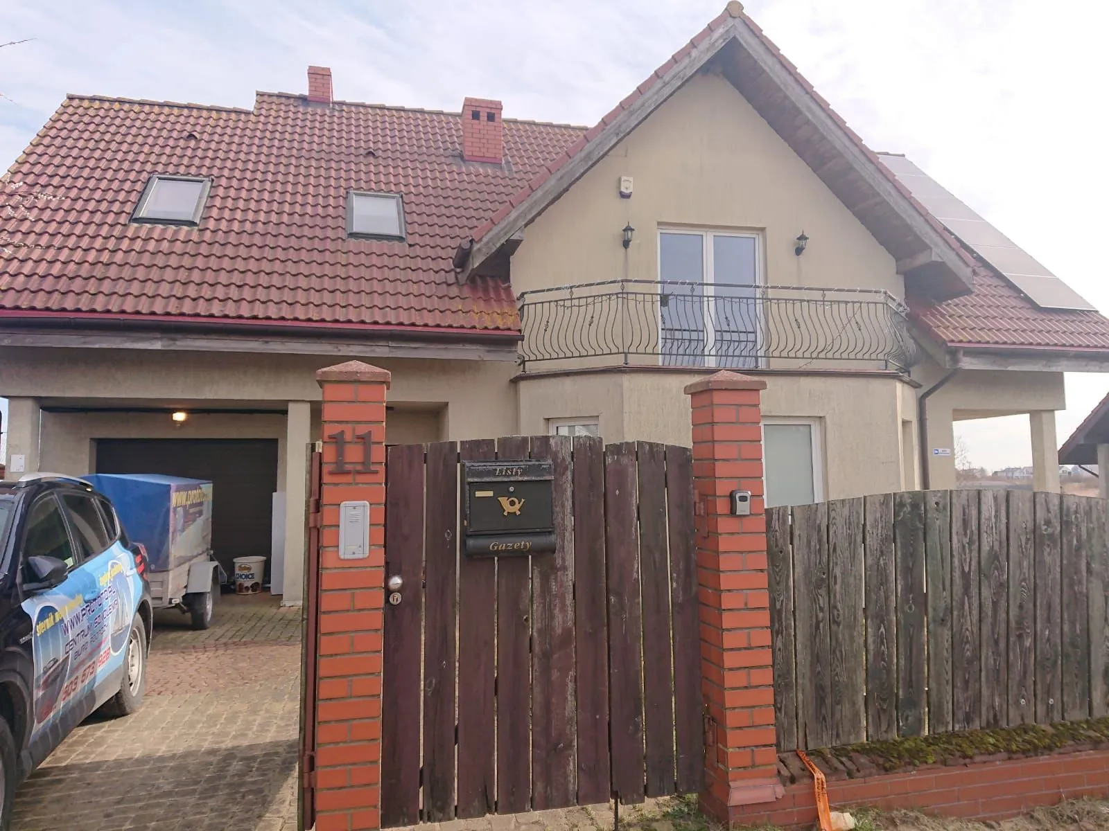 Widok z okna na zieleń